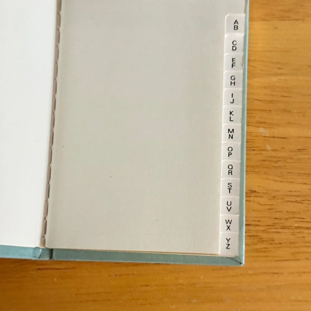 Vintage 1988 Country Goose Pocket Address Book Country Blue Paper Ephemera NEW